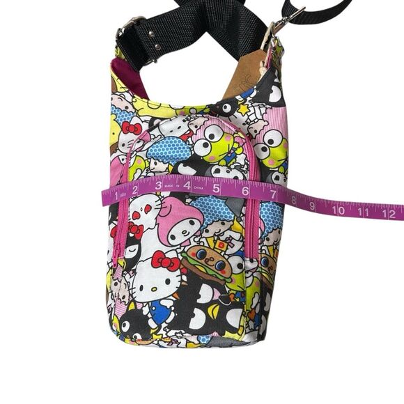 Crossbody Bag Water Bottle Bag Hello Kitty Anime NWT Handmade - Picture 2 of 9